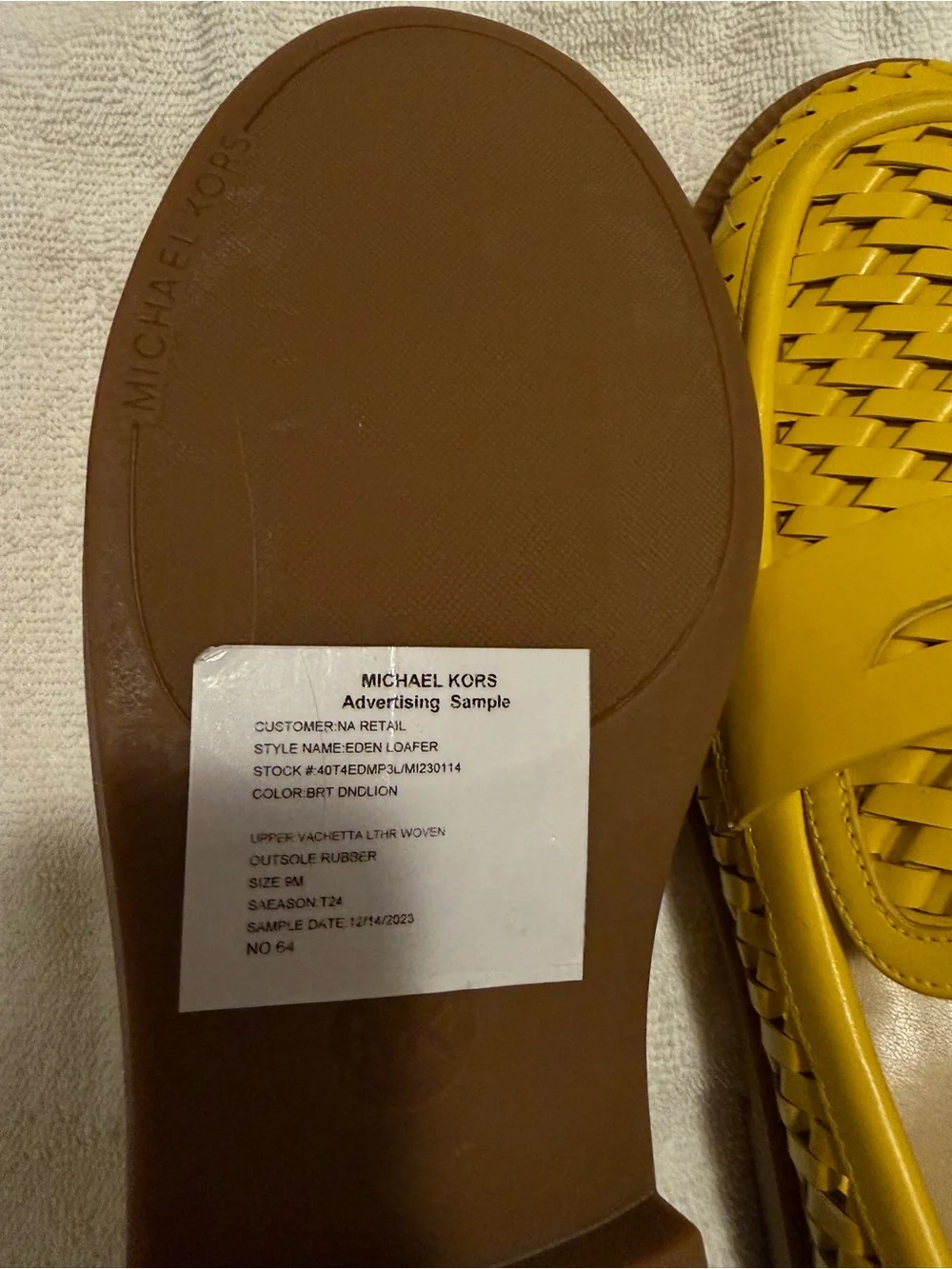Michael Kors stylish yellow